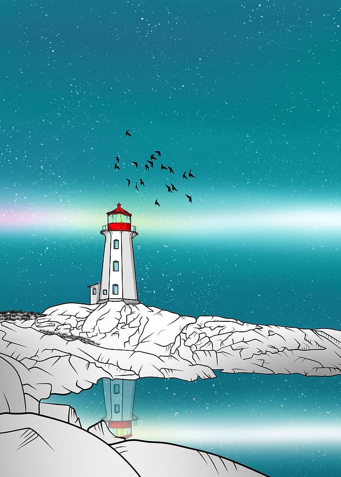 Peggys Point Lighthouse