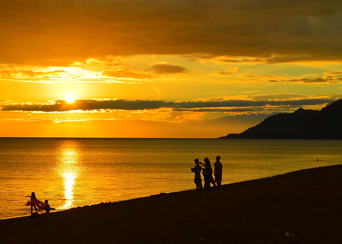 Beach Golden Sunset
