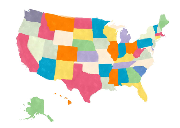 Watercolor USA