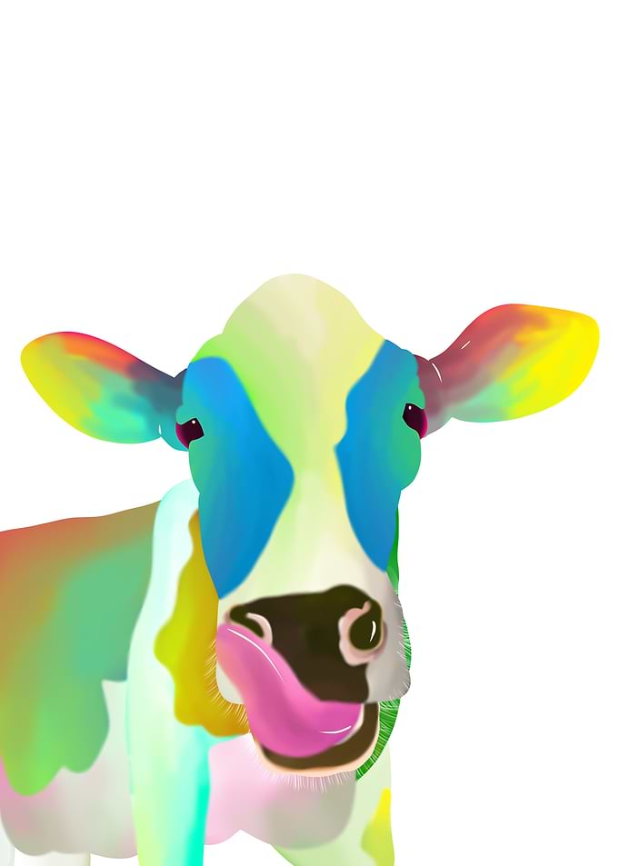 Colorful Cow