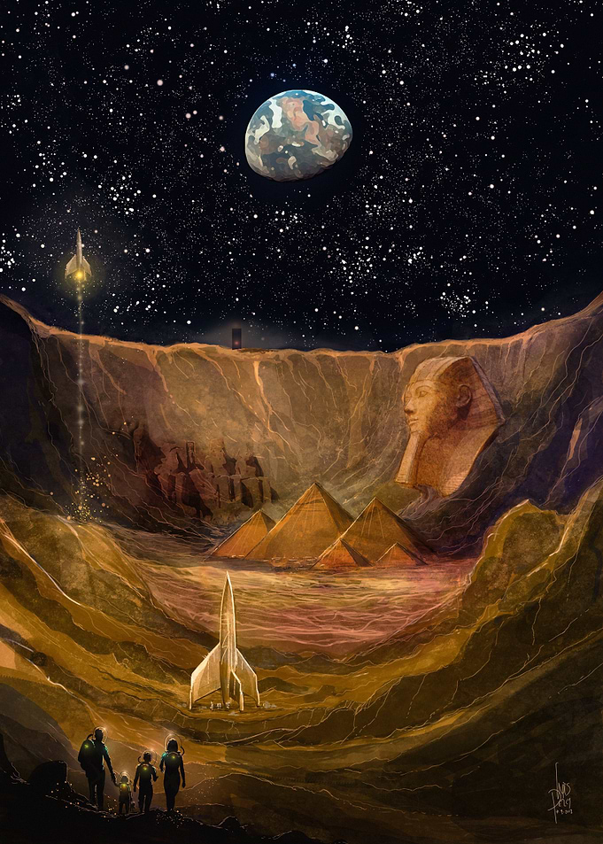 Ancient Aliens on the Moon
