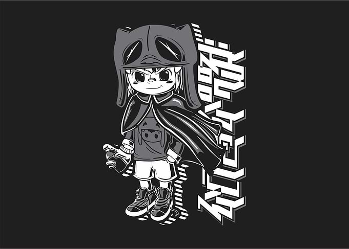 CHARACTER GRAFFITI ICHIKO