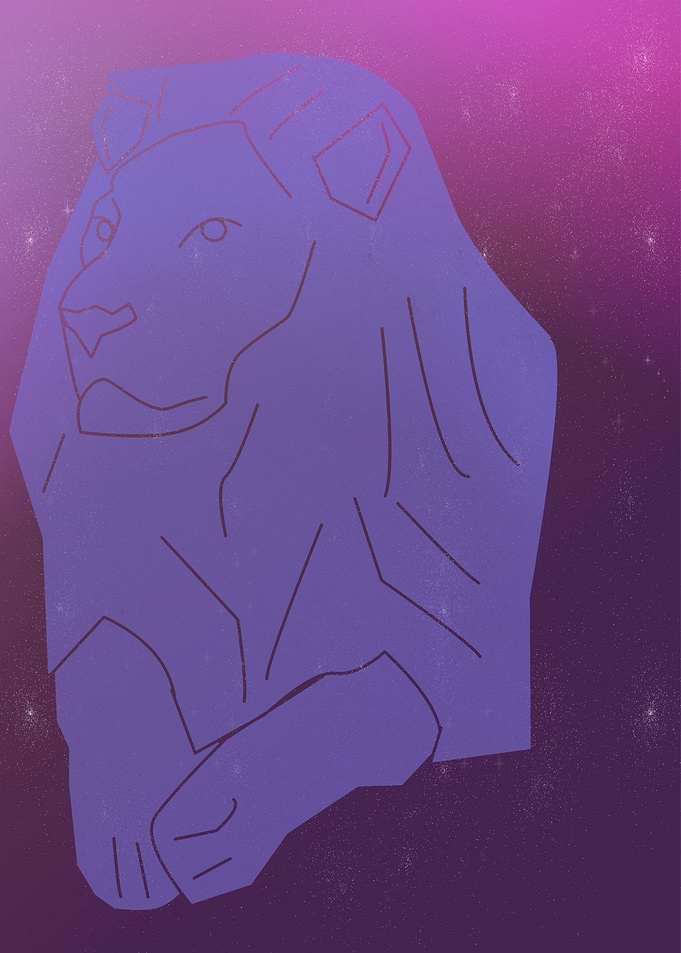 space lion