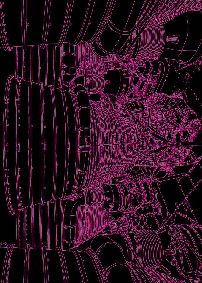 Pink Neon Rocket Booster
