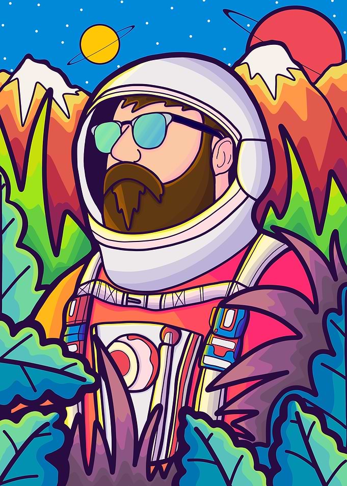 The astronaut dude
