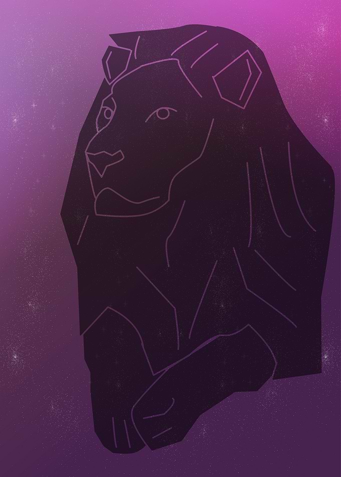 space lion