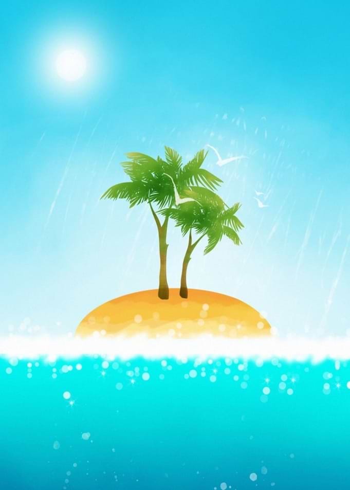 Palm Island painted