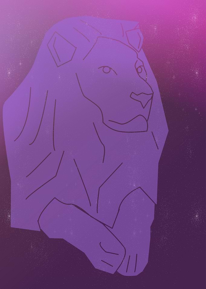 space lion