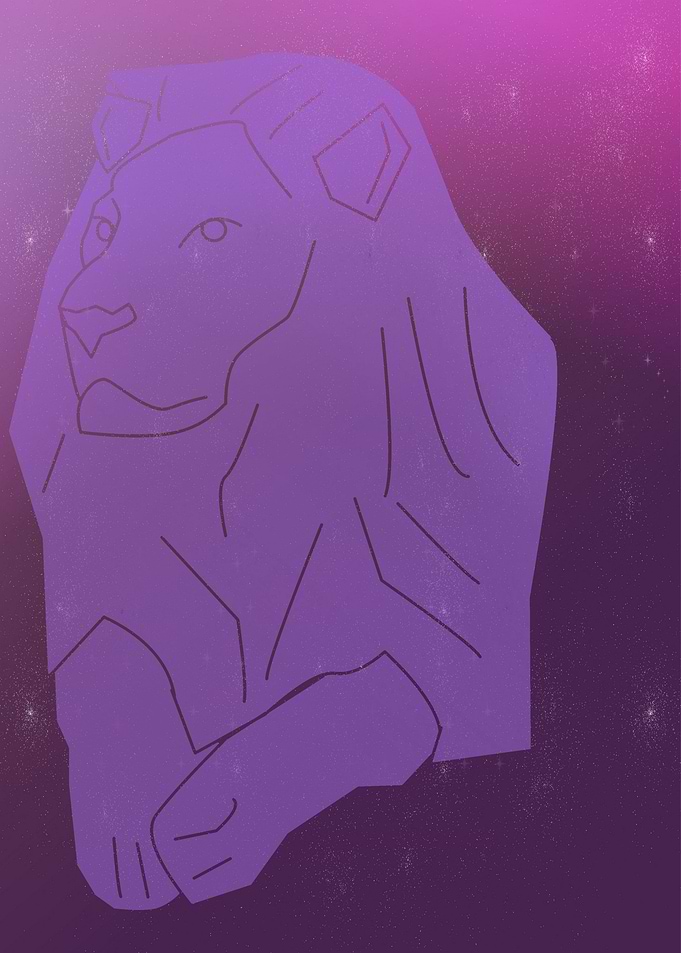 space lion