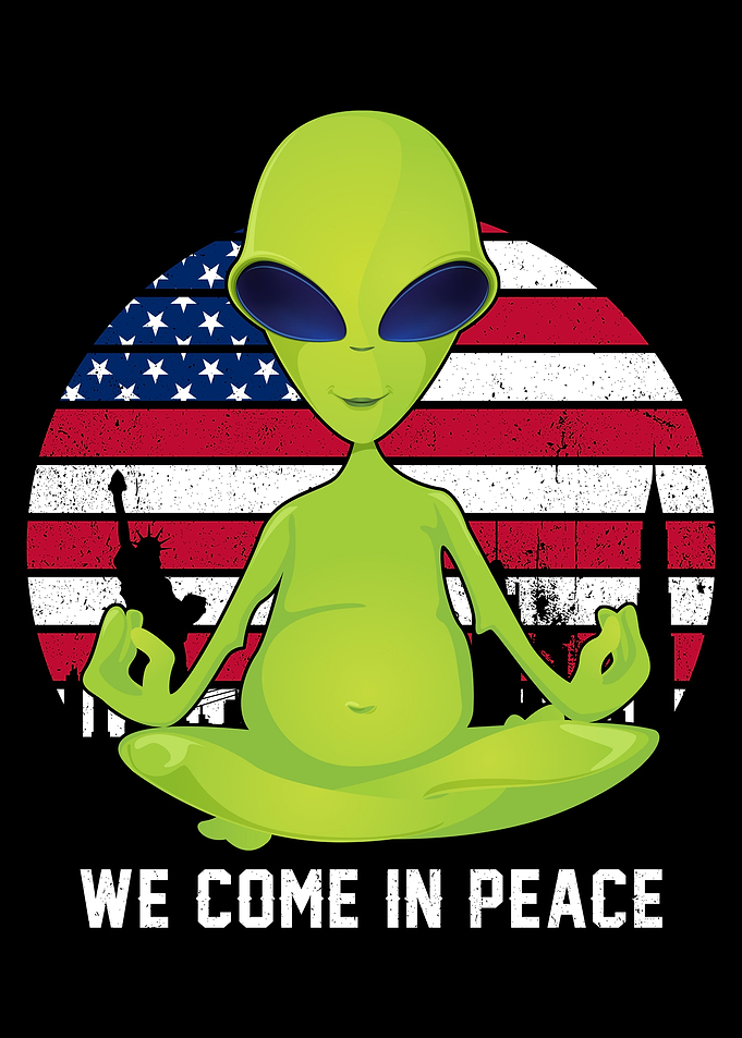 Yoga we come in peace