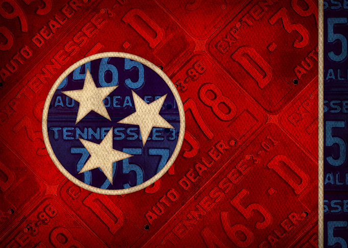Tennessee State Flag Art