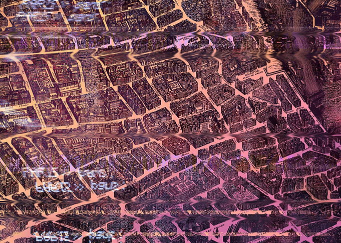 Old map Paris 01