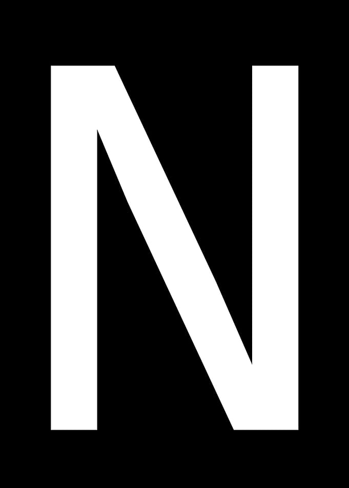 Letter N