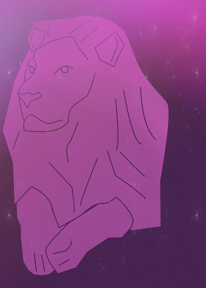 space lion