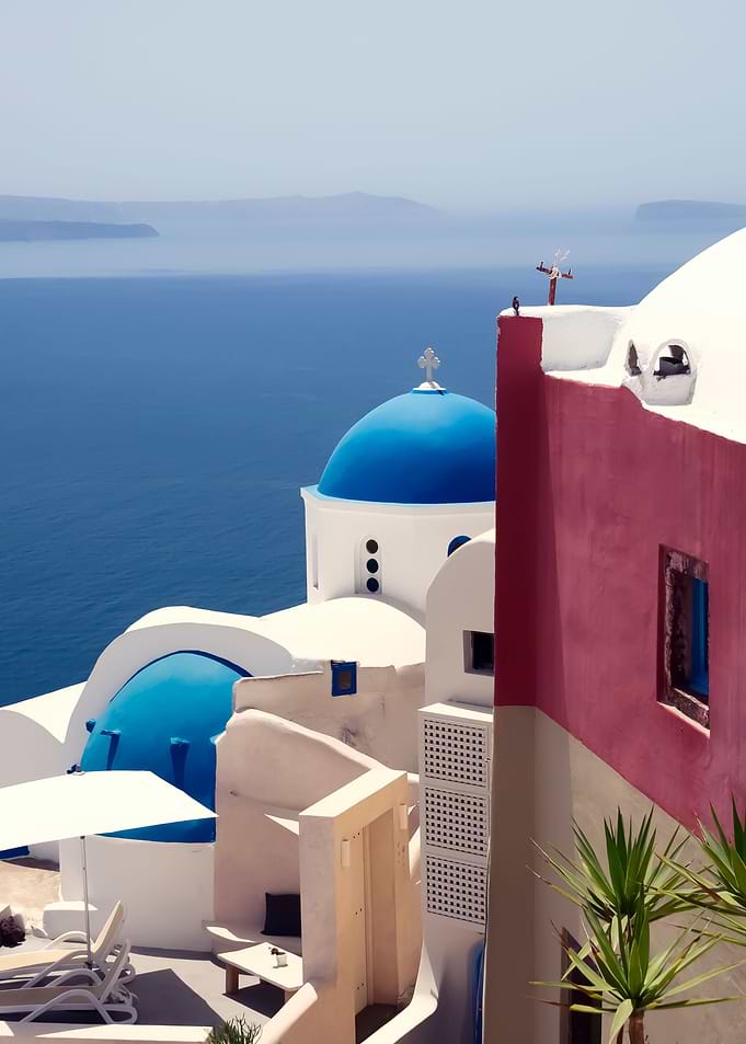 Houses in Santorini