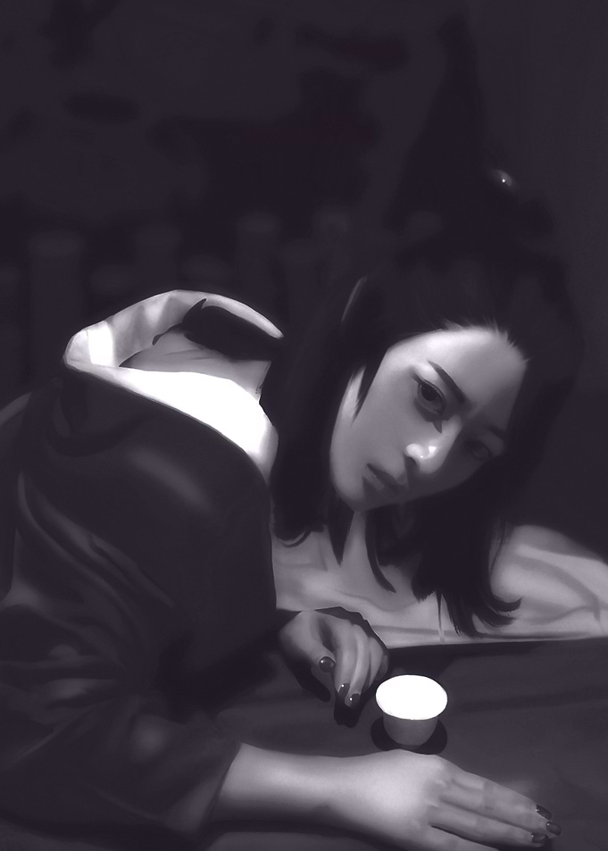 Girl in the night