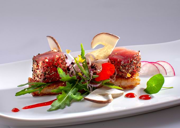 tuna with mushrooms