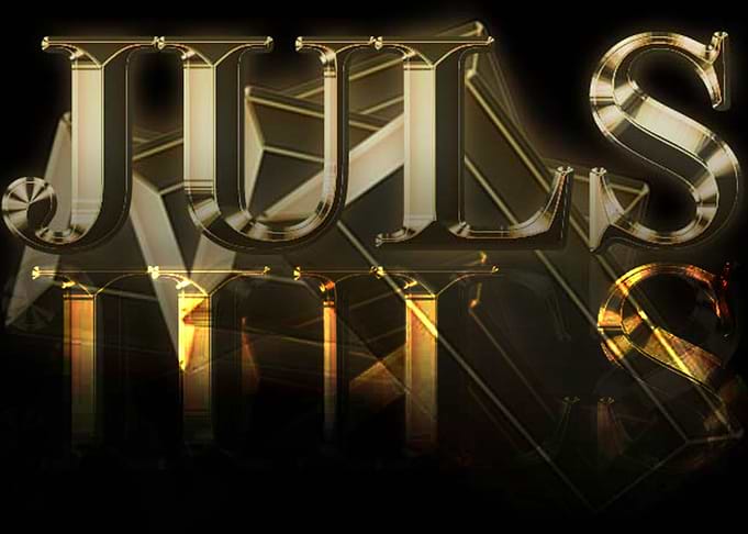 Gold text fonts effects