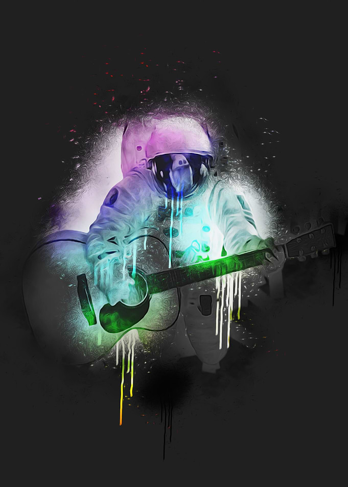 Color Music in Space