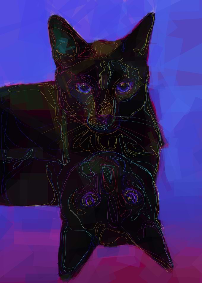 Psychedelic Cat