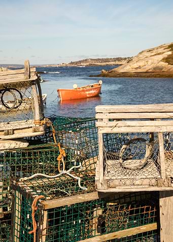 Peggys Cove harbor