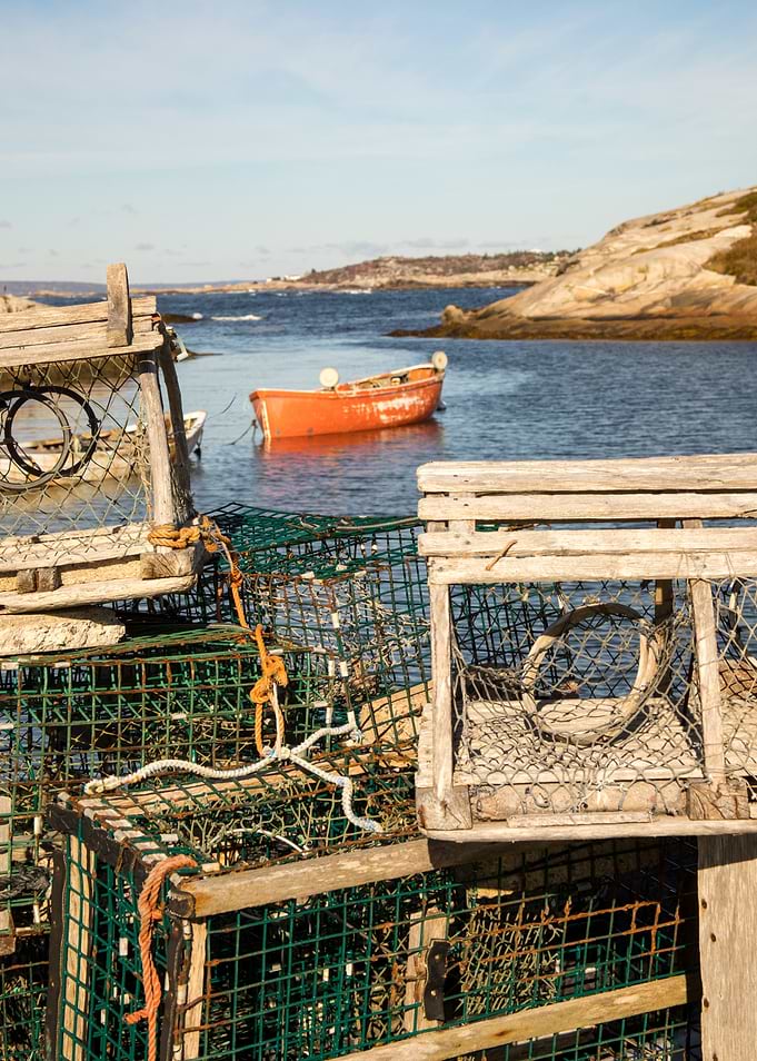 Peggys Cove harbor