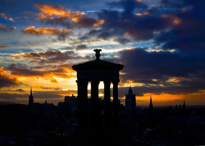 Calton Hill Sunset