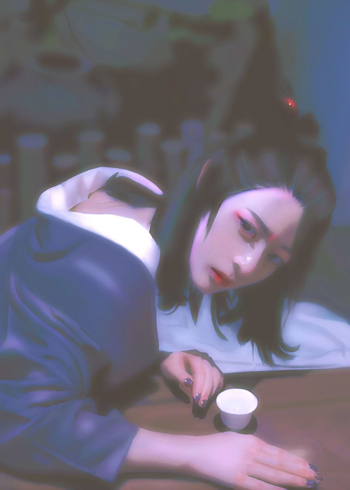 Girl in the night