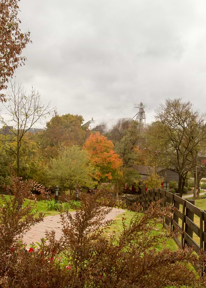 Distillery in fall