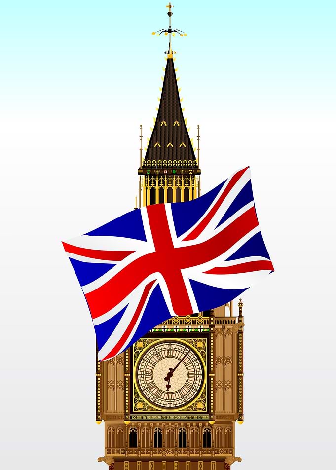Big Ben With Union Flag