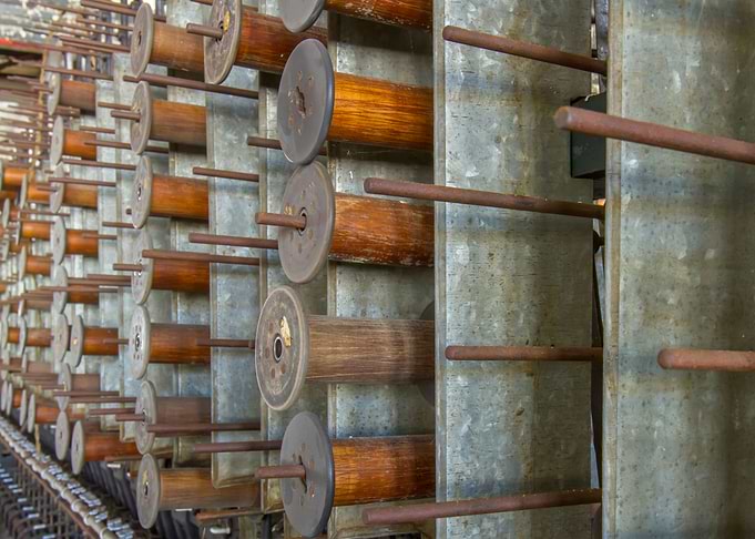Wooden bobbins