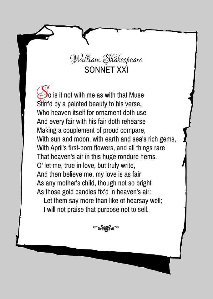 Shakespeare Sonnet 21