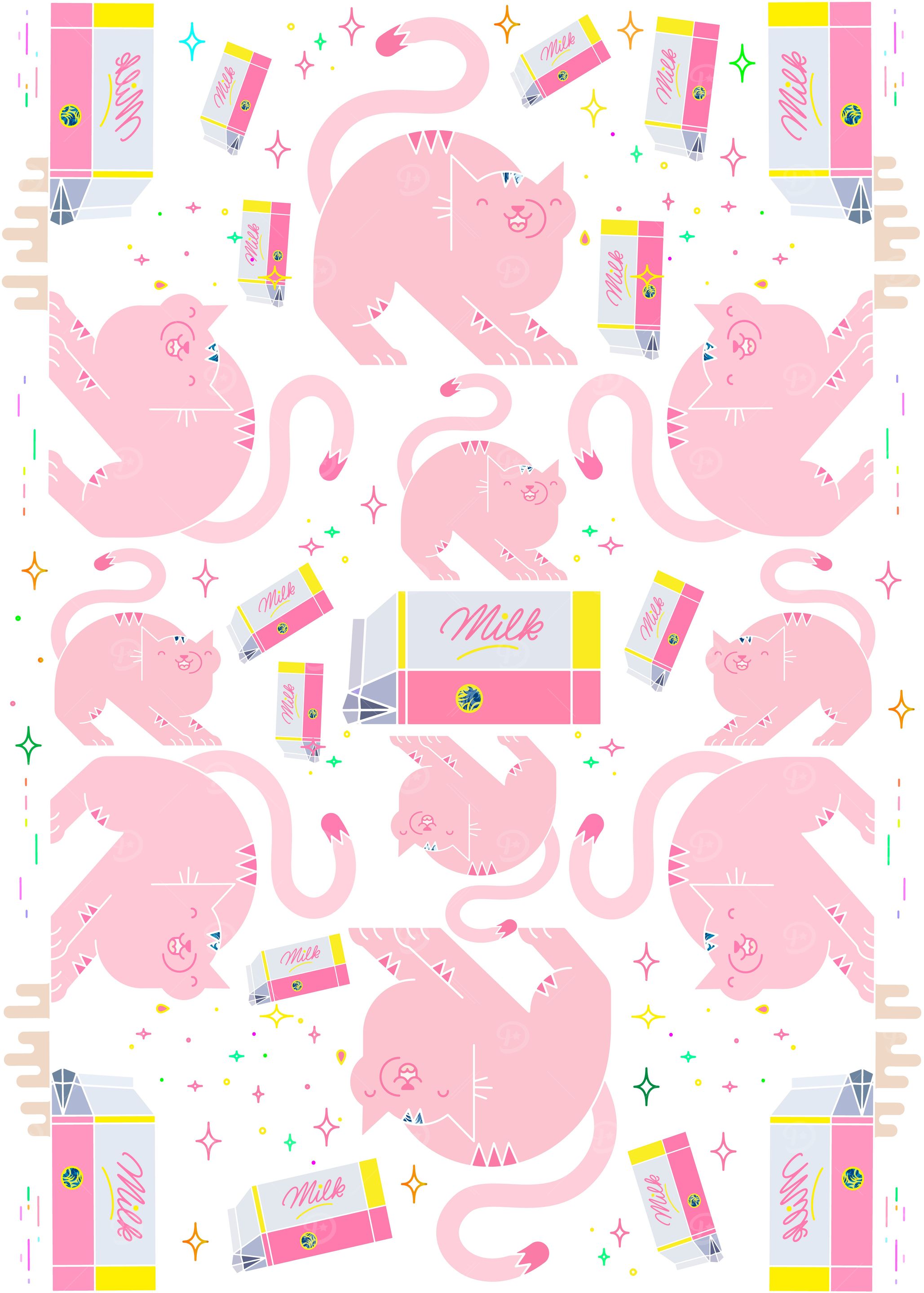 Pink Cats