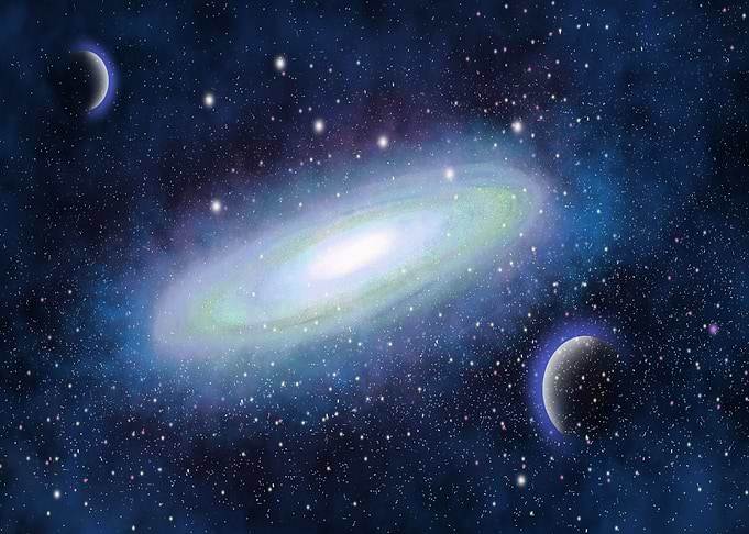 Space Galaxy Stars Planets