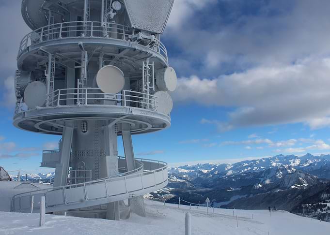Snowy Spiral