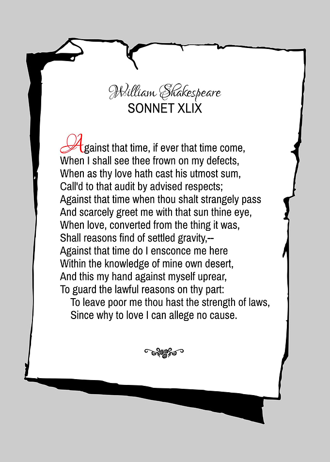 Shakespeare Sonnet 49