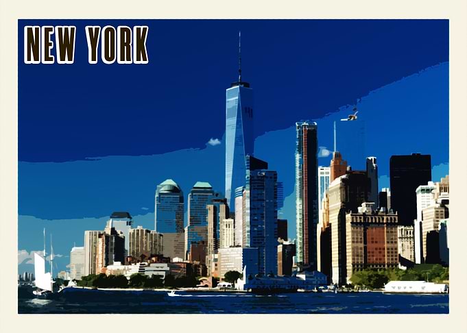 New York Vintage Poster