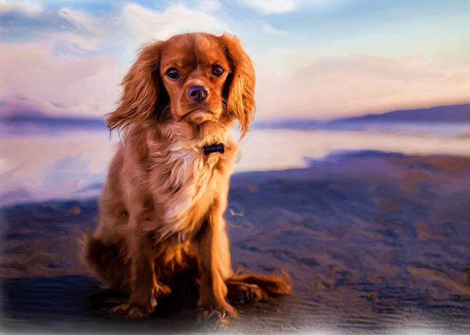 Artwork dog