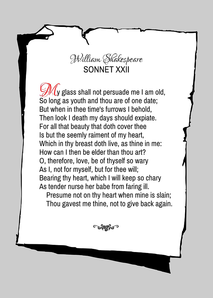 Shakespeare Sonnet 22