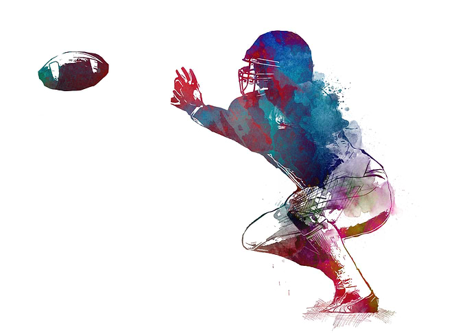American football player