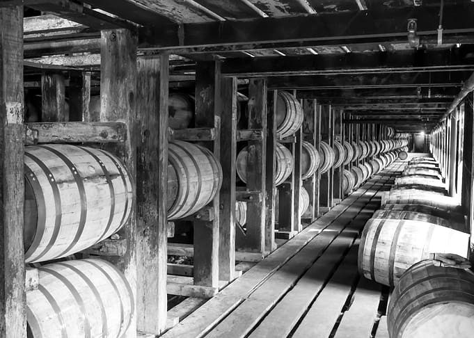 Bourbon barrels