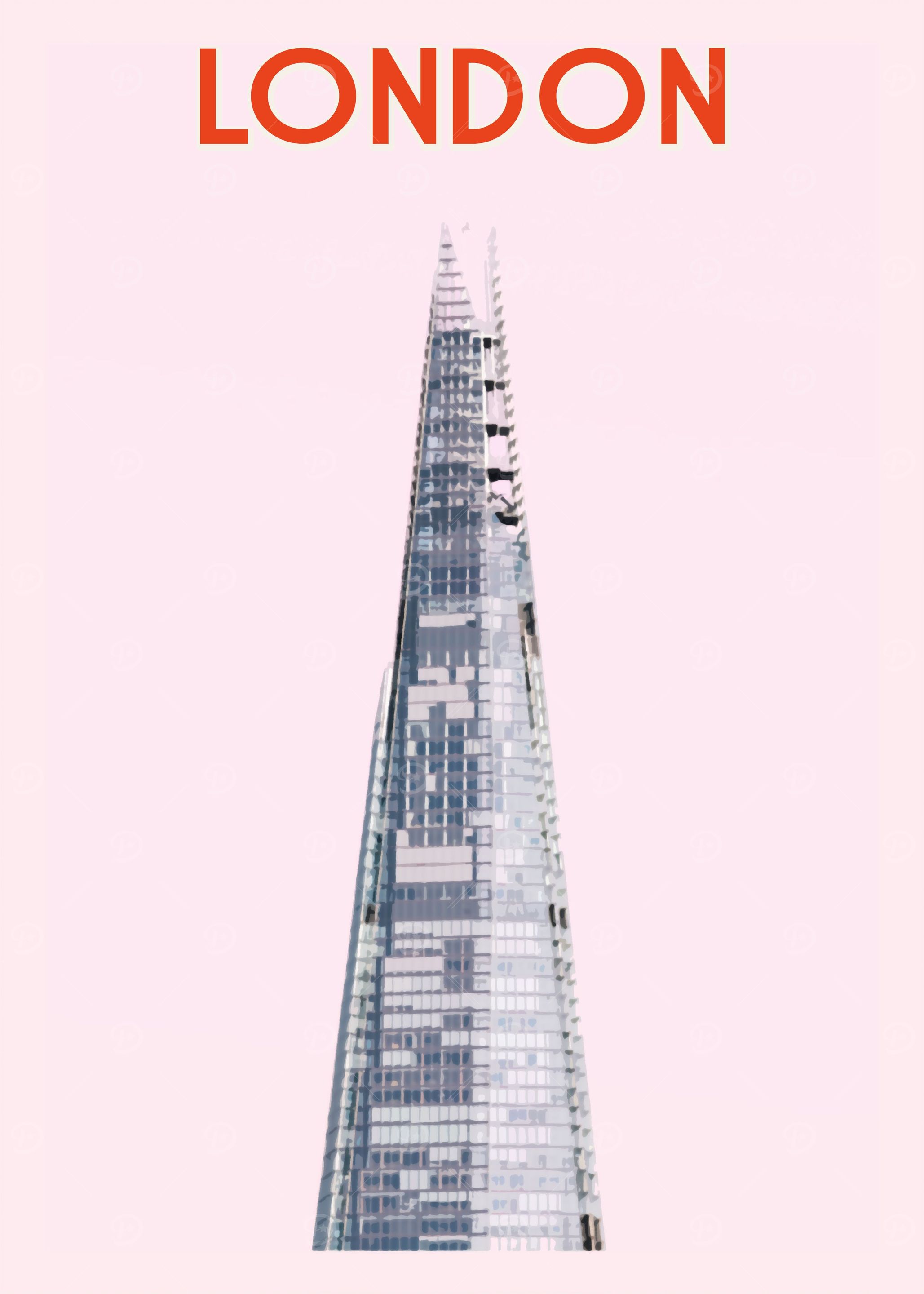London Vintage Poster