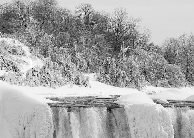 Winter waterfall
