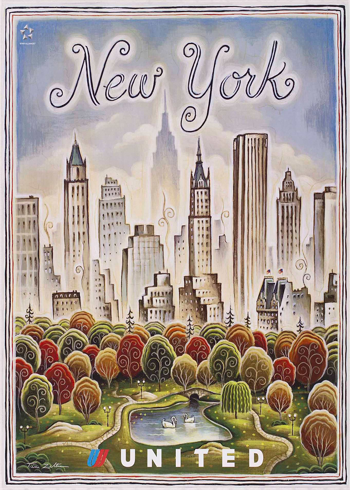 New York Vintage Poster