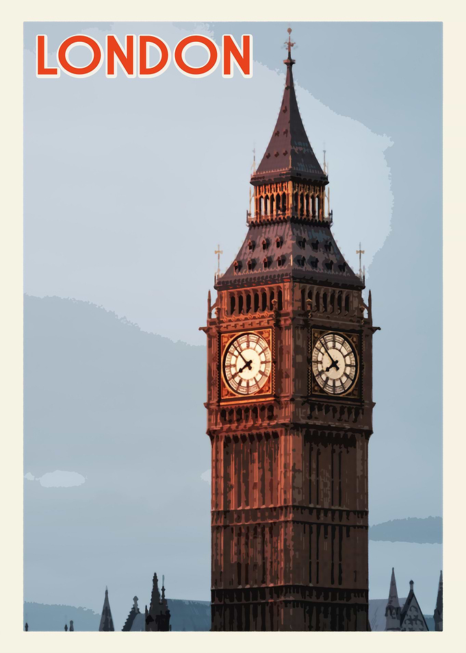 London Vintage Poster