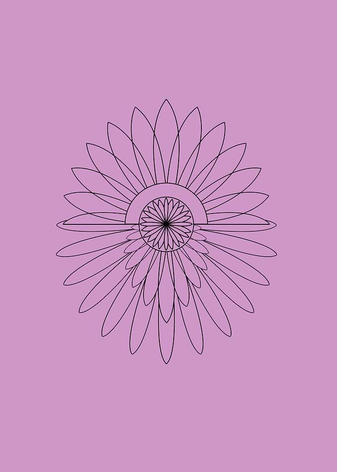 Abstract mandala