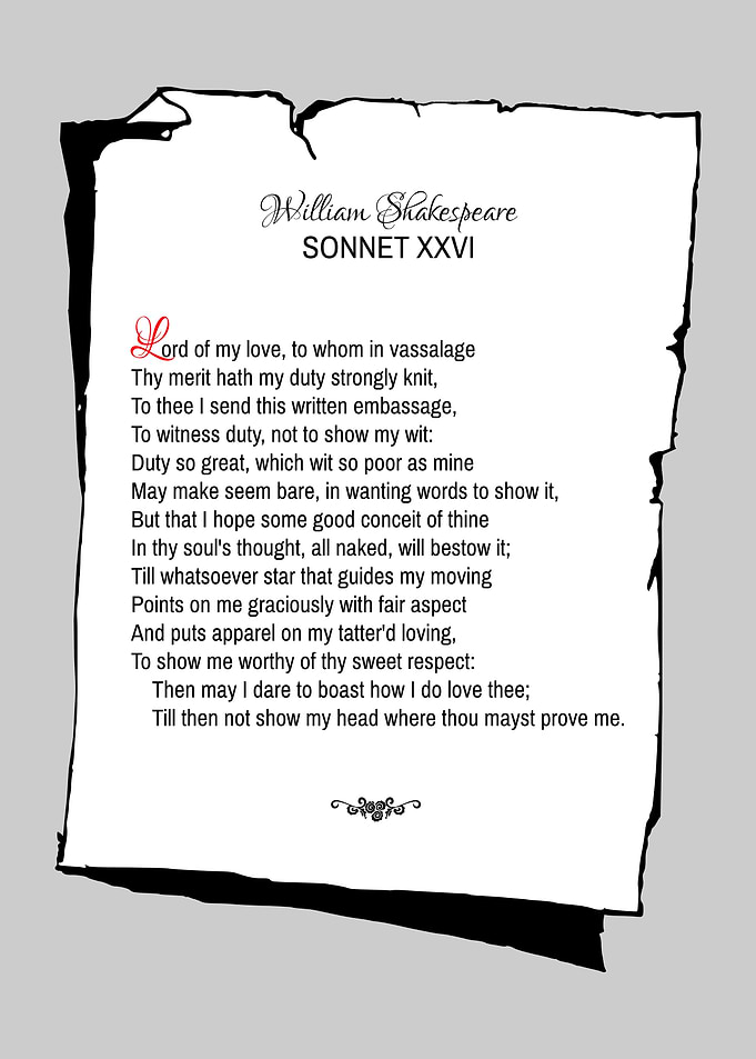 Shakespeare Sonnet 26