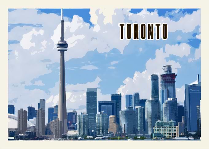 Toronto Vintage Poster