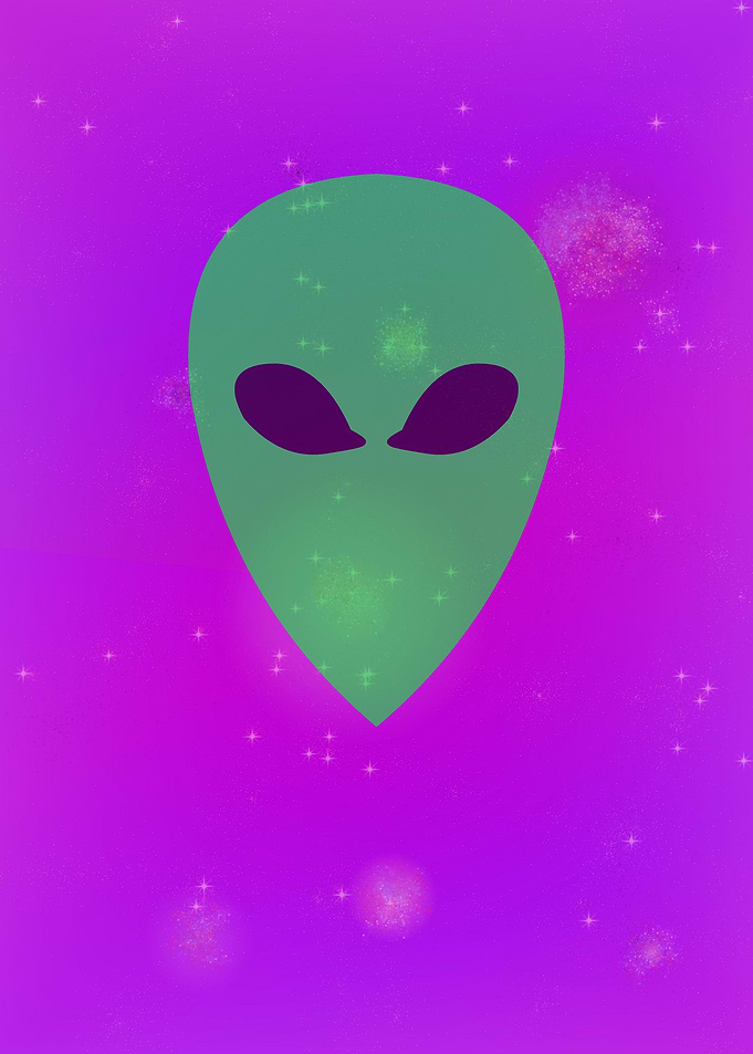 minimalist alien