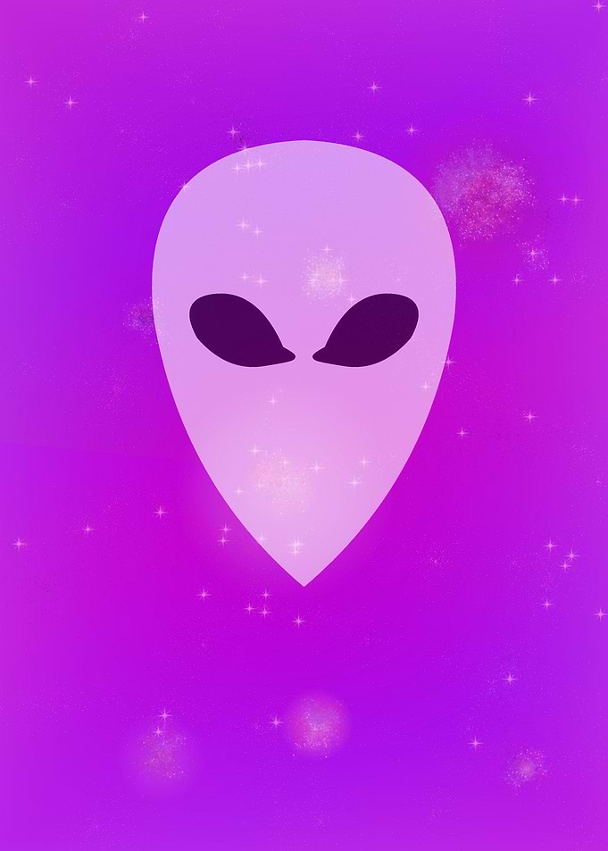 minimalist alien
